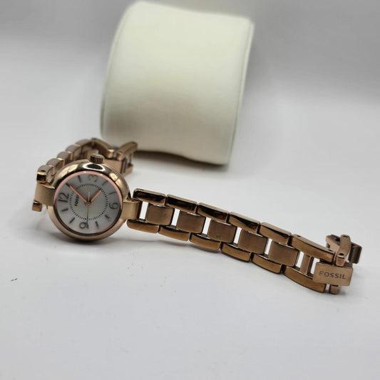 Wonderful Ladies Watch “FOSSIL” Rose Gold, Rarely Used, Clean, Working, K-Time